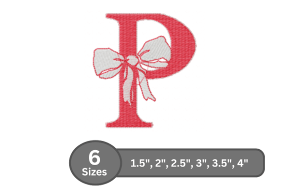 Cherry Knot Alphabet - P